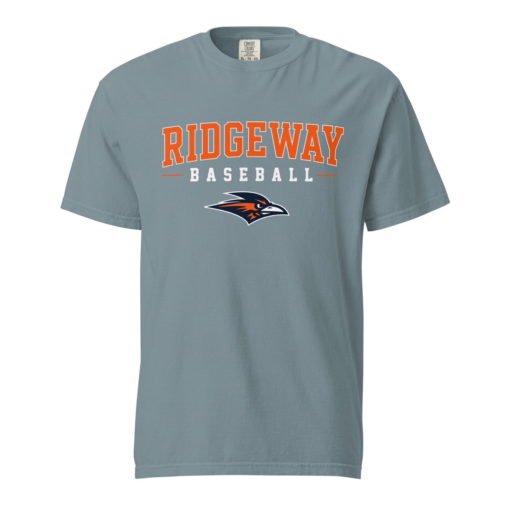 Signature | Comfort Colors T-Shirt | Ridgeway High School Baseball | Emblem Logo