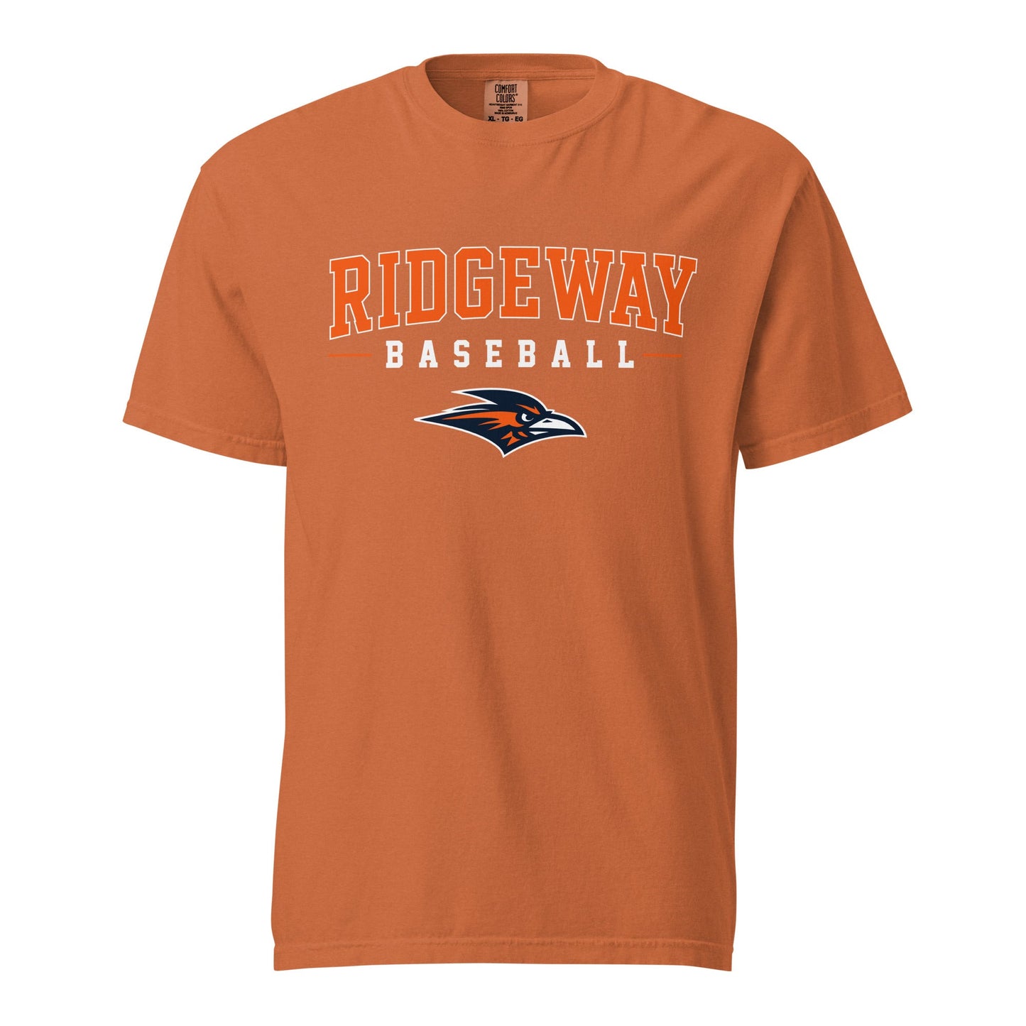 Signature | Comfort Colors T-Shirt | Ridgeway High School Baseball | Emblem Logo