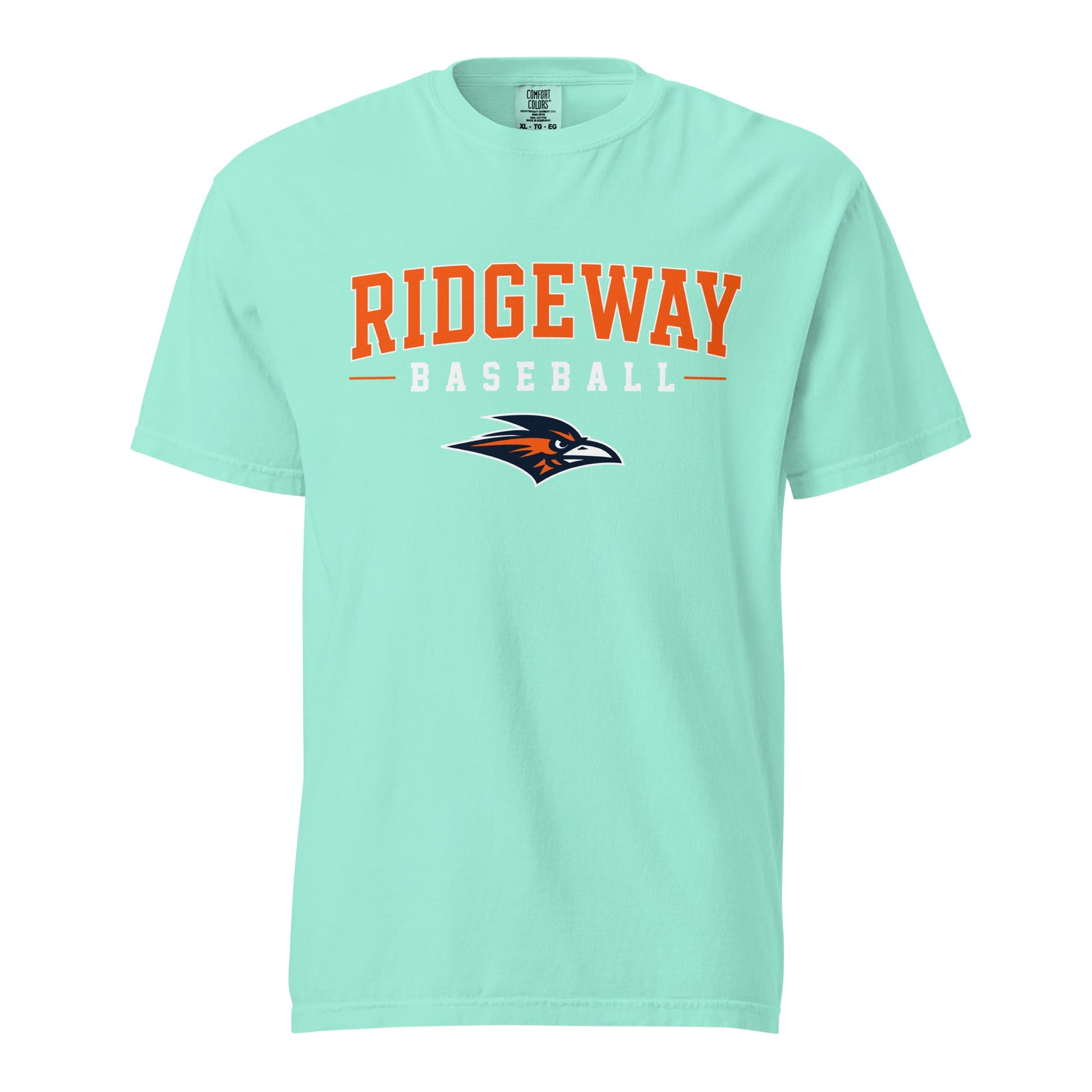 Signature | Comfort Colors T-Shirt | Ridgeway High School Baseball | Emblem Logo