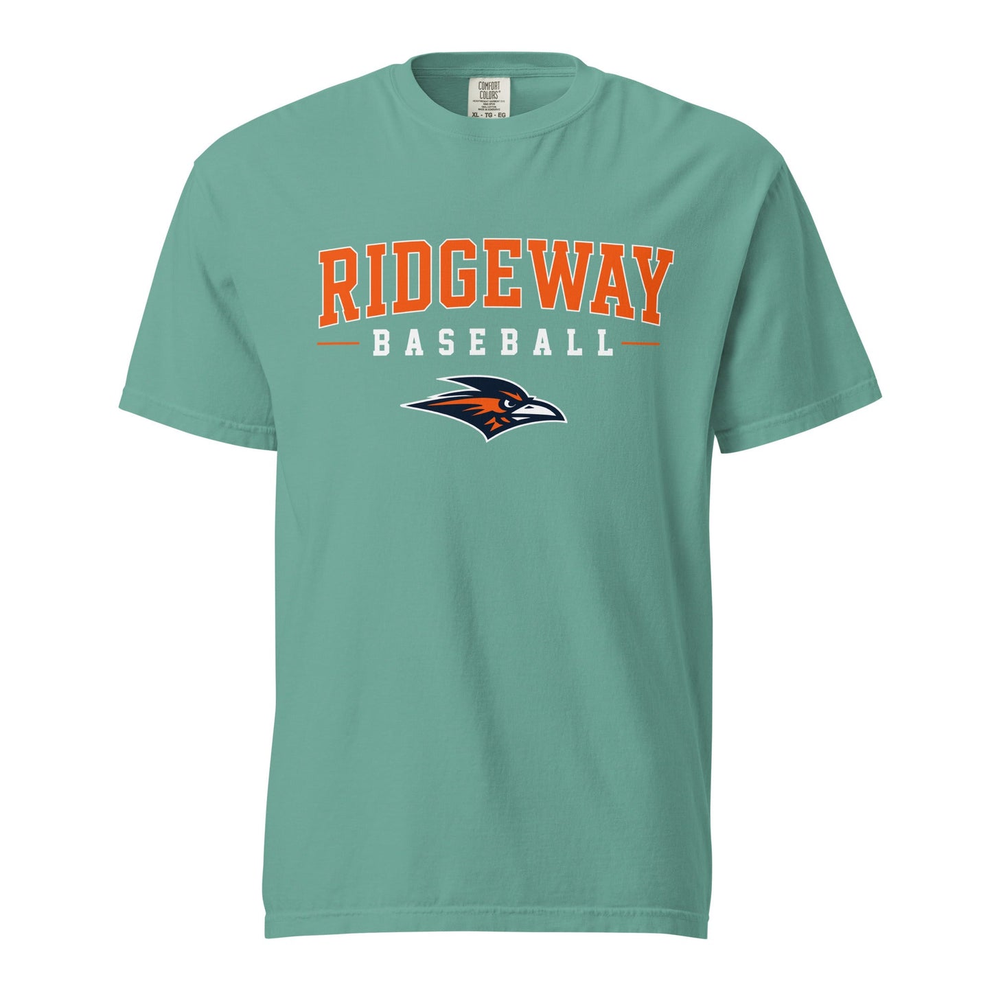 Signature | Comfort Colors T-Shirt | Ridgeway High School Baseball | Emblem Logo