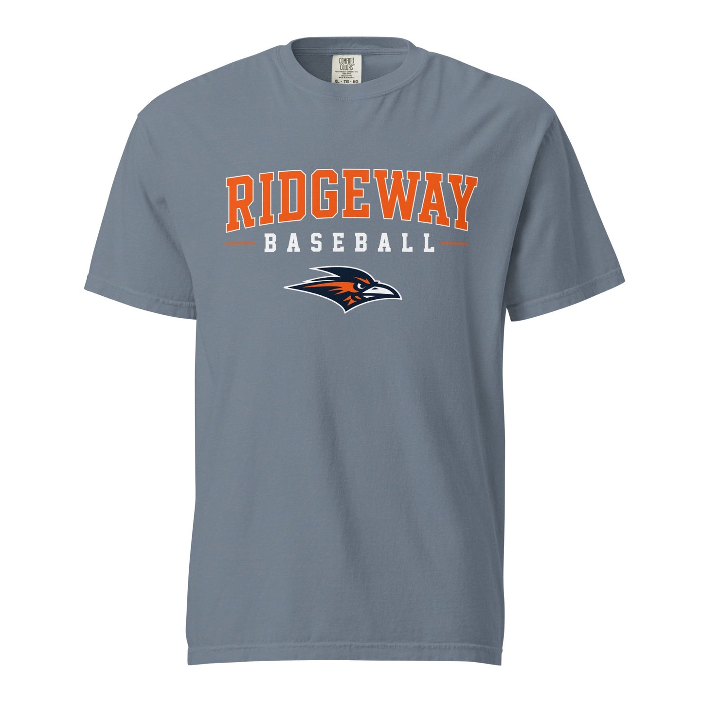 Signature | Comfort Colors T-Shirt | Ridgeway High School Baseball | Emblem Logo