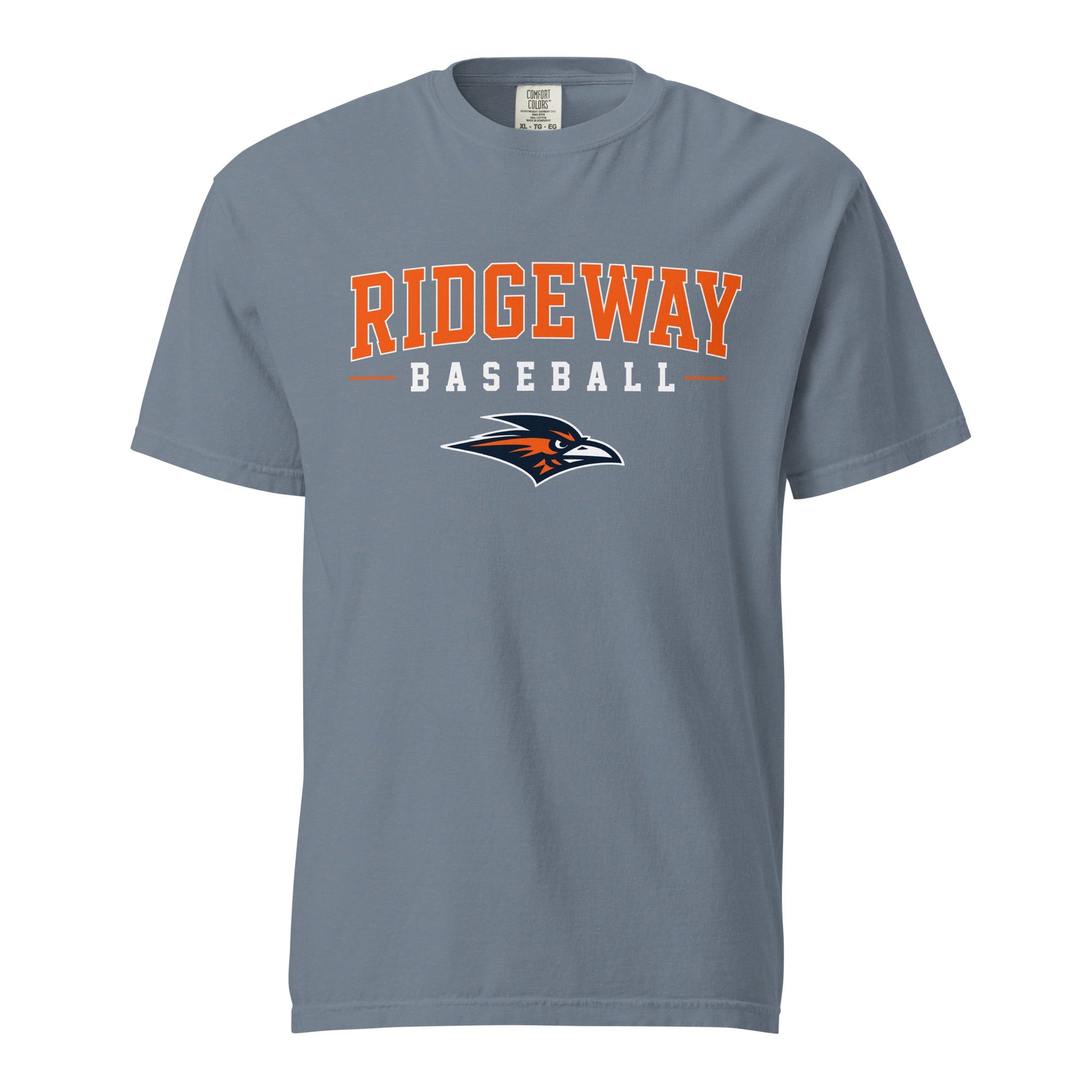 Signature | Comfort Colors T-Shirt | Ridgeway High School Baseball | Emblem Logo