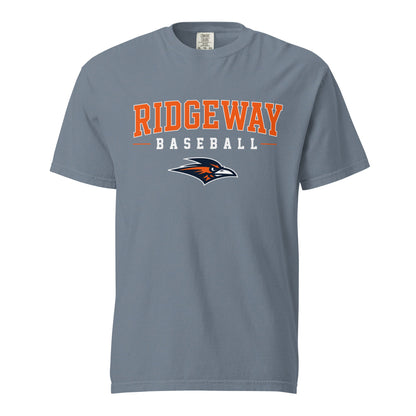 Signature | Comfort Colors T-Shirt | Ridgeway High School Baseball | Emblem Logo