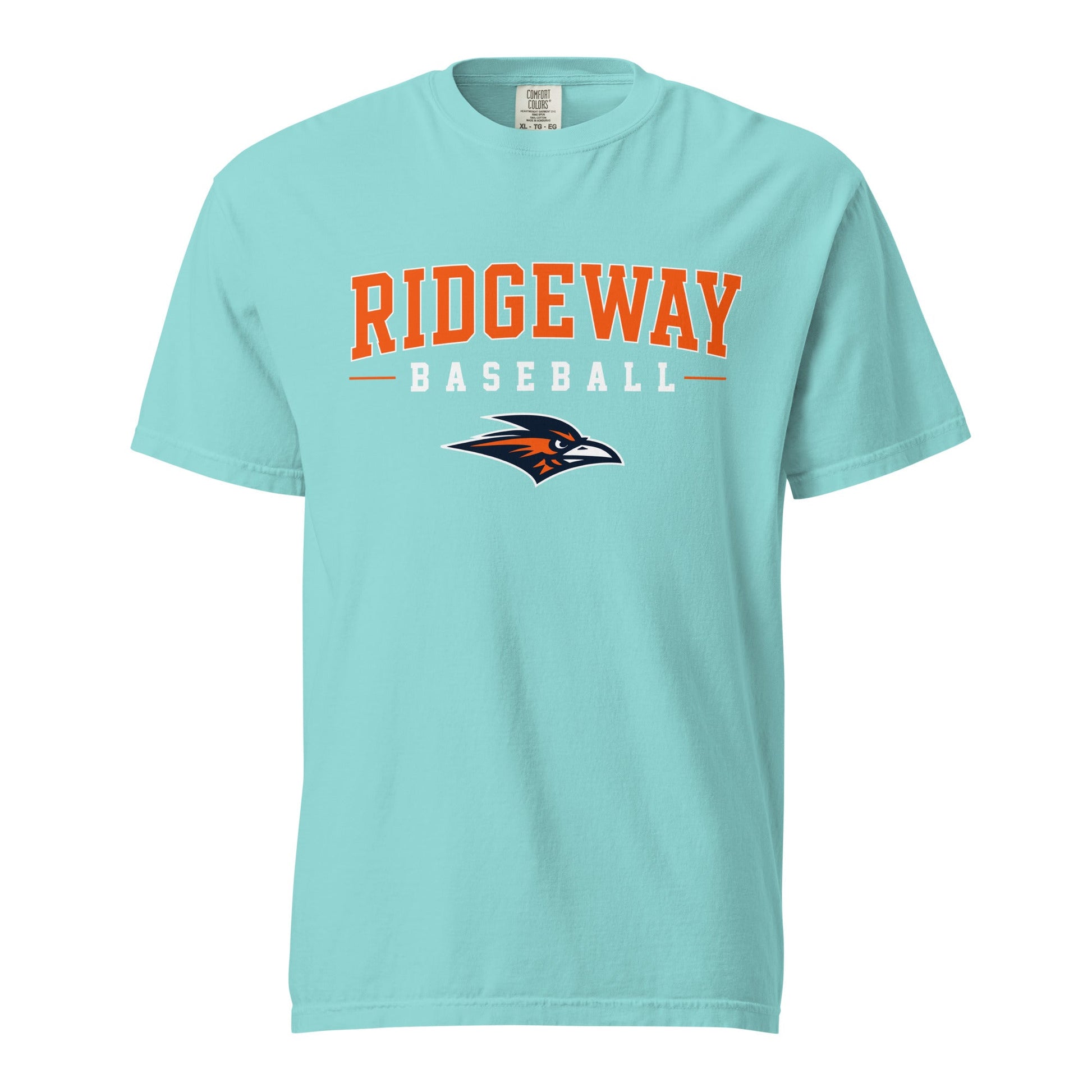 Signature | Comfort Colors T-Shirt | Ridgeway High School Baseball | Emblem Logo