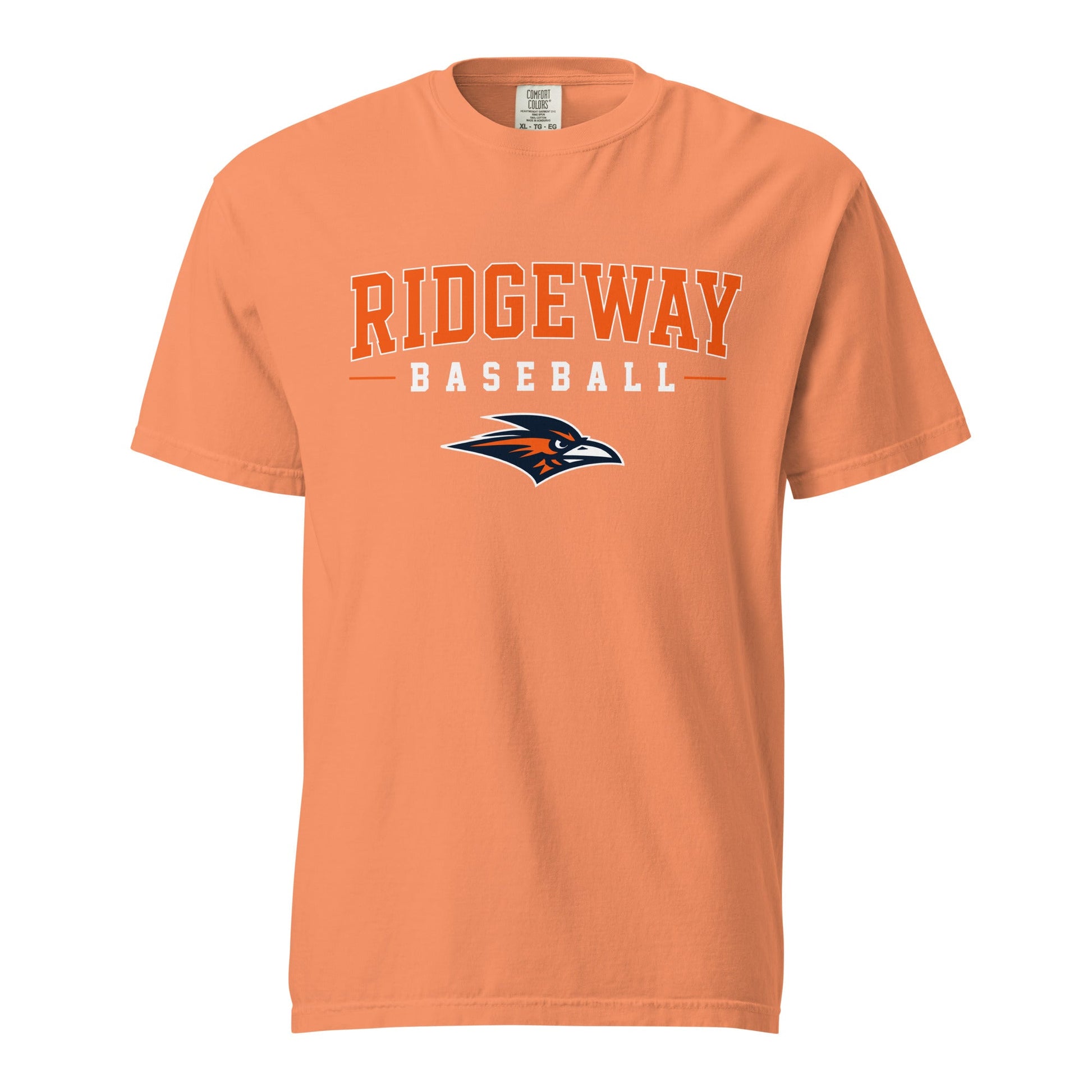 Signature | Comfort Colors T-Shirt | Ridgeway High School Baseball | Emblem Logo