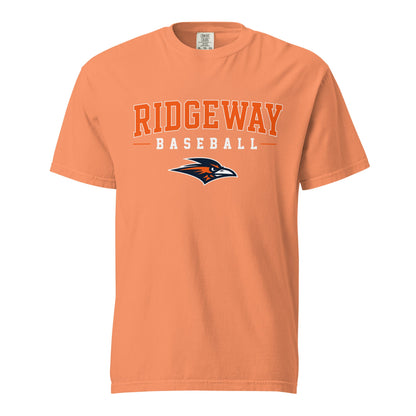 Signature | Comfort Colors T-Shirt | Ridgeway High School Baseball | Emblem Logo