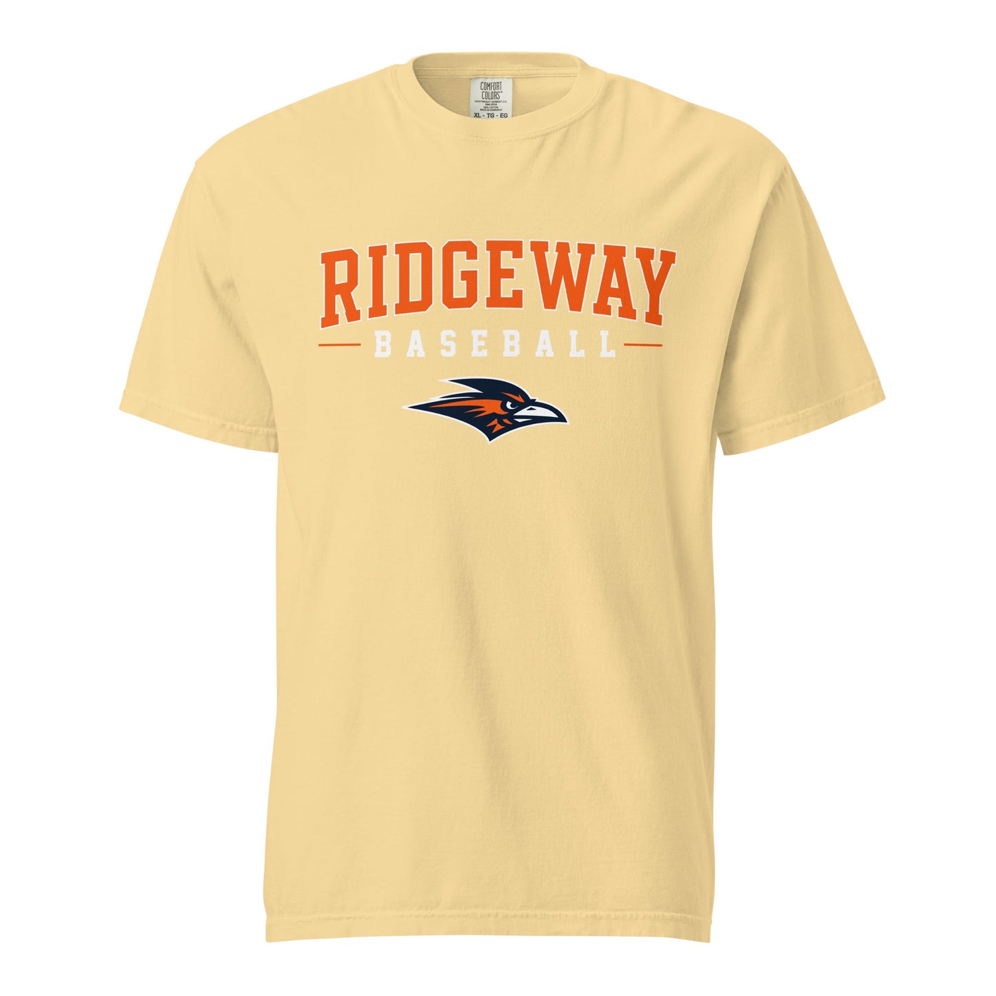 Signature | Comfort Colors T-Shirt | Ridgeway High School Baseball | Emblem Logo