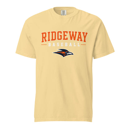Signature | Comfort Colors T-Shirt | Ridgeway High School Baseball | Emblem Logo
