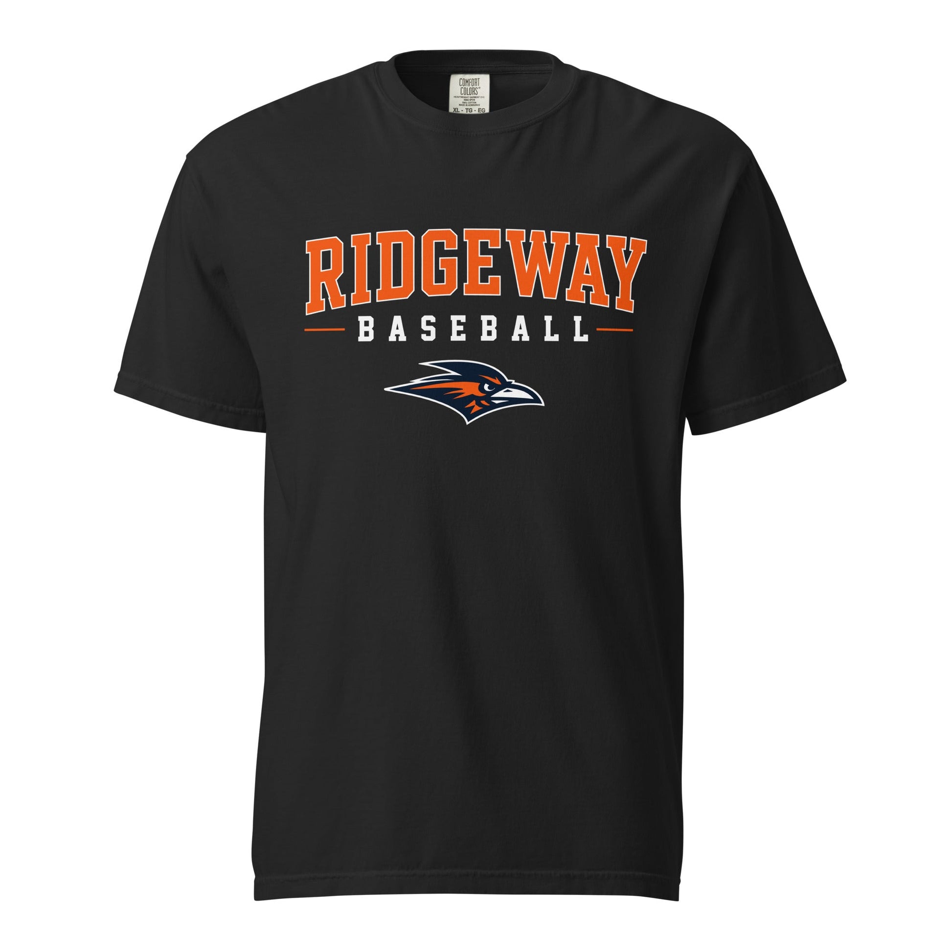 Signature | Comfort Colors T-Shirt | Ridgeway High School Baseball | Emblem Logo