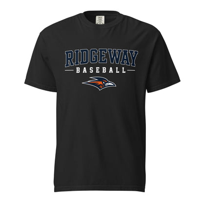 Signature | Comfort Colors T-Shirt | Ridgeway High School Baseball | Modern Script Logo