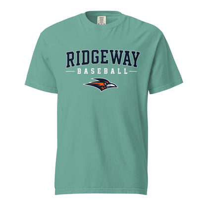 Signature | Comfort Colors T-Shirt | Ridgeway High School Baseball | Modern Script Logo