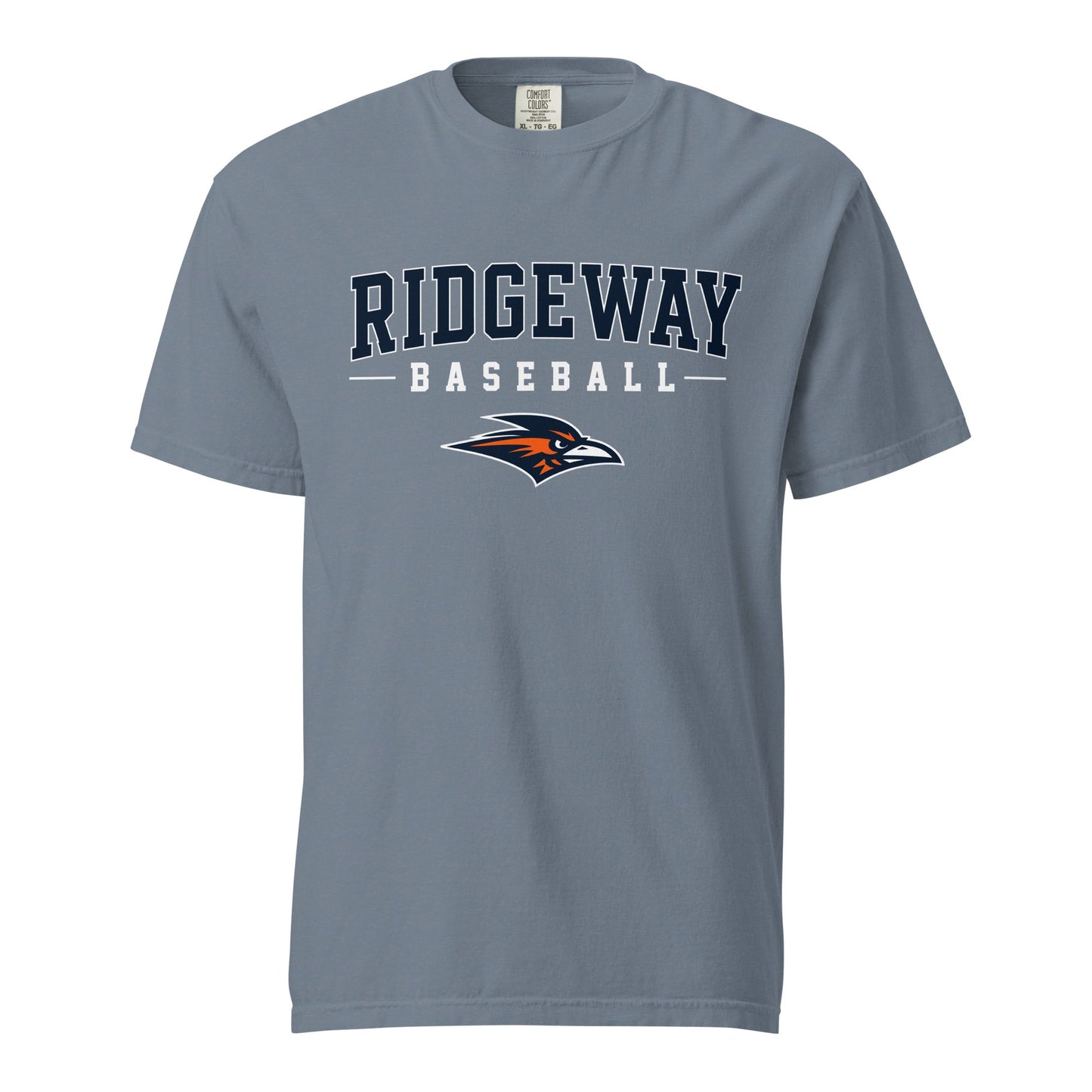 Signature | Comfort Colors T-Shirt | Ridgeway High School Baseball | Modern Script Logo