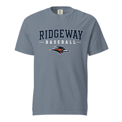 Signature | Comfort Colors T-Shirt | Ridgeway High School Baseball | Modern Script Logo