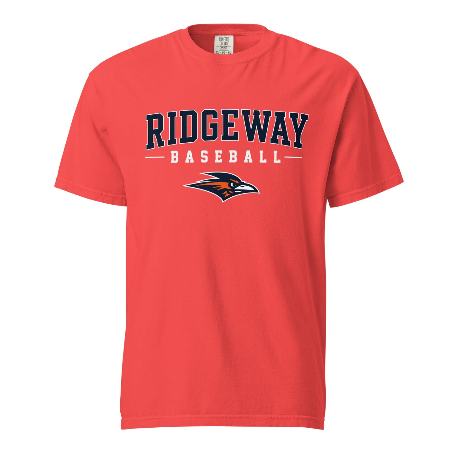 Signature | Comfort Colors T-Shirt | Ridgeway High School Baseball | Modern Script Logo