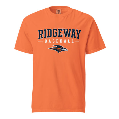 Signature | Comfort Colors T-Shirt | Ridgeway High School Baseball | Modern Script Logo
