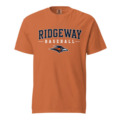 Signature | Comfort Colors T-Shirt | Ridgeway High School Baseball | Modern Script Logo