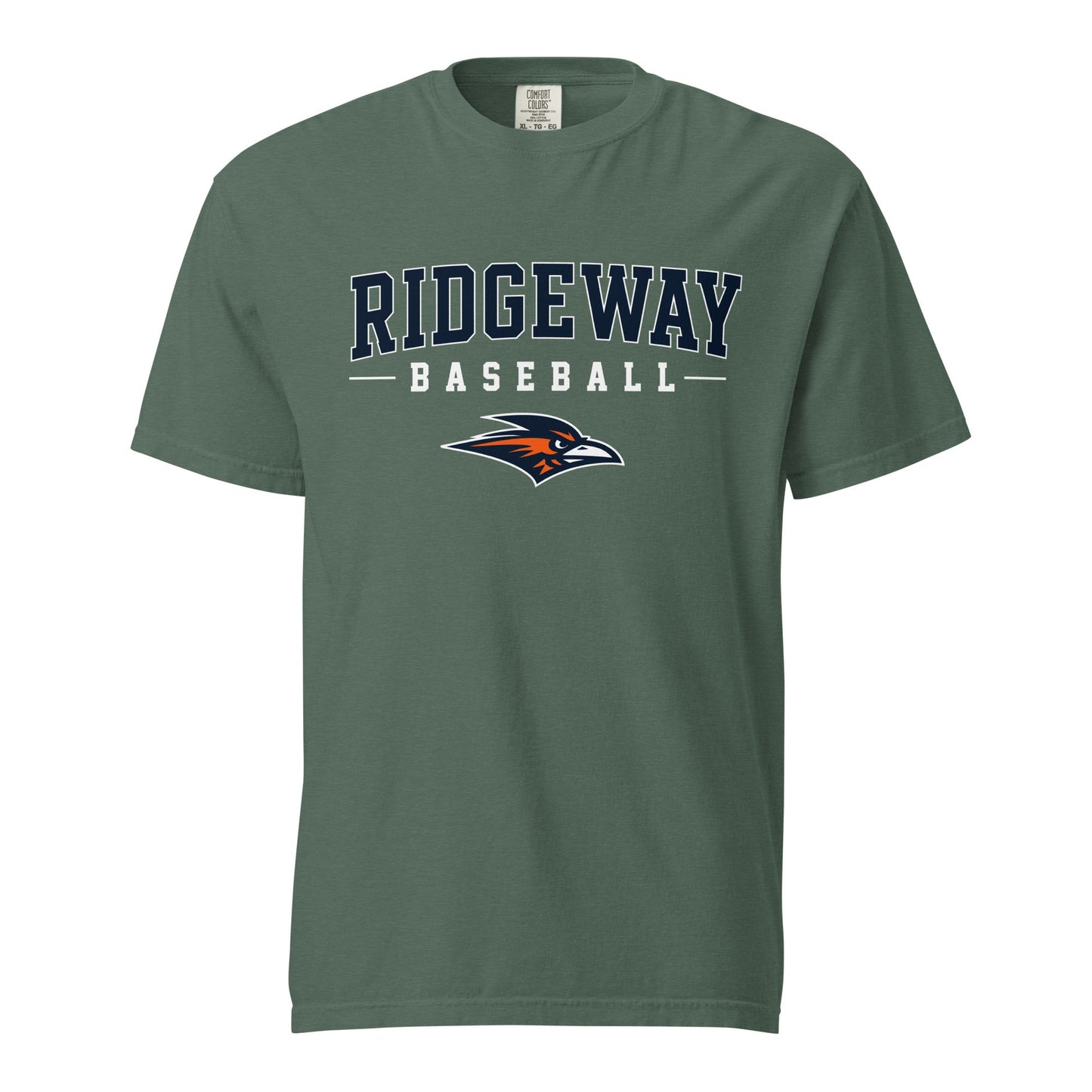 Signature | Comfort Colors T-Shirt | Ridgeway High School Baseball | Modern Script Logo