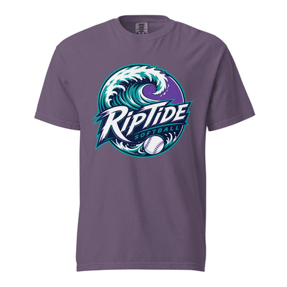 Signature | Comfort Colors T-Shirt | RipTide Softball | Emblem Logo
