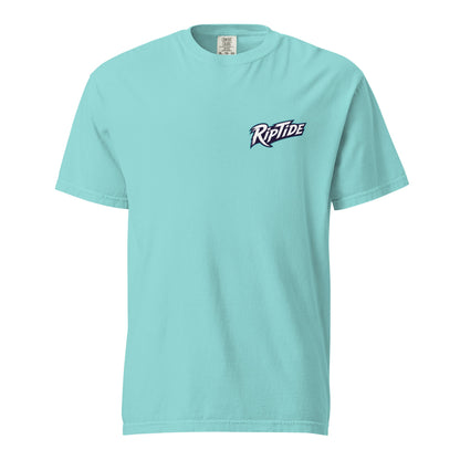 Signature | Comfort Colors T-Shirt | RipTide Softball | Modern Script Logo