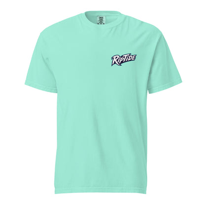 Signature | Comfort Colors T-Shirt | RipTide Softball | Modern Script Logo