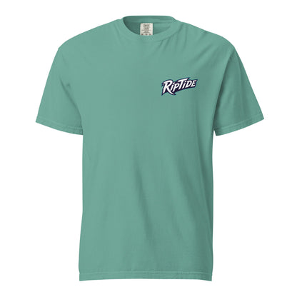 Signature | Comfort Colors T-Shirt | RipTide Softball | Modern Script Logo