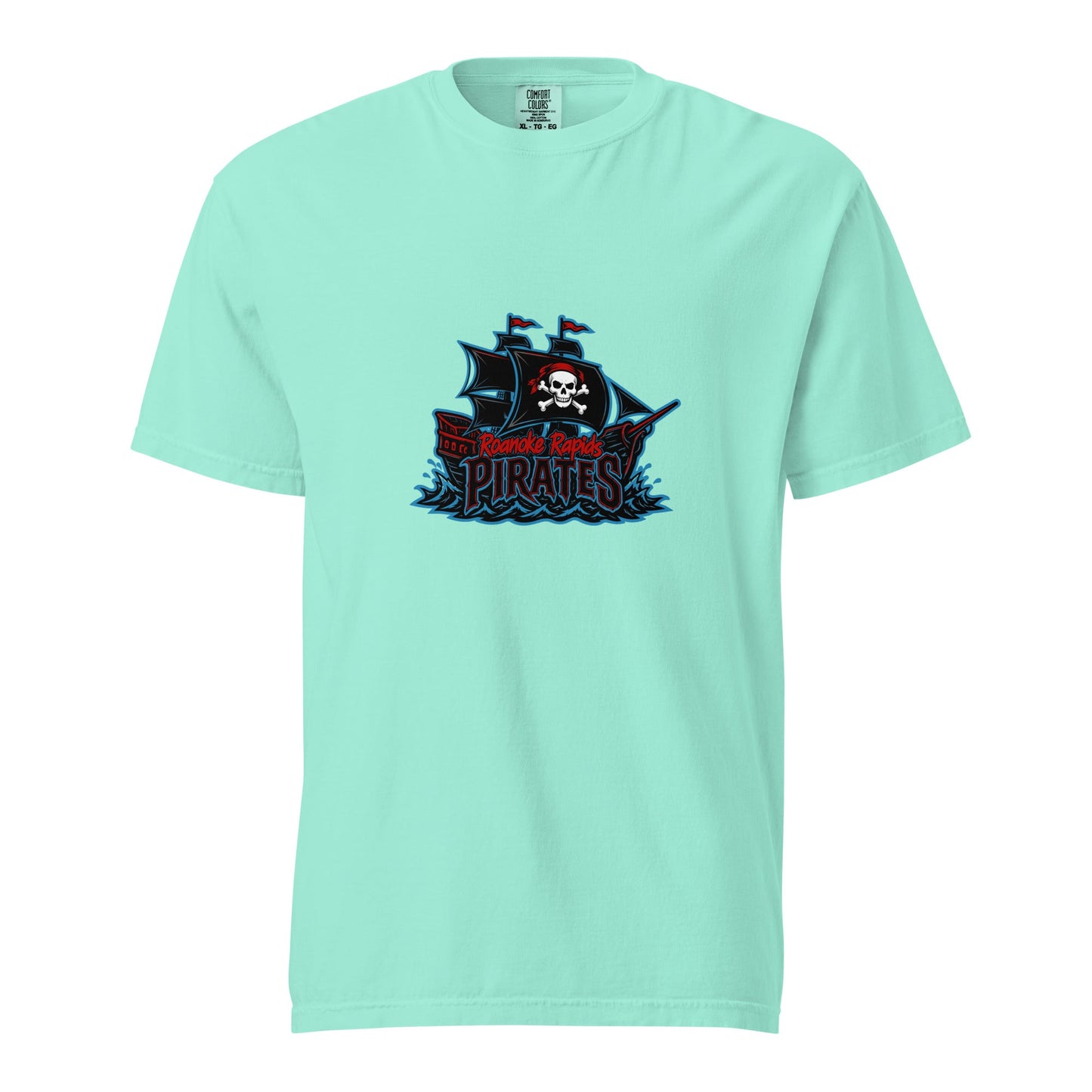 Signature | Comfort Colors T-Shirt | Roanoke Rapids Pirates | Black Sail Battlers Logo