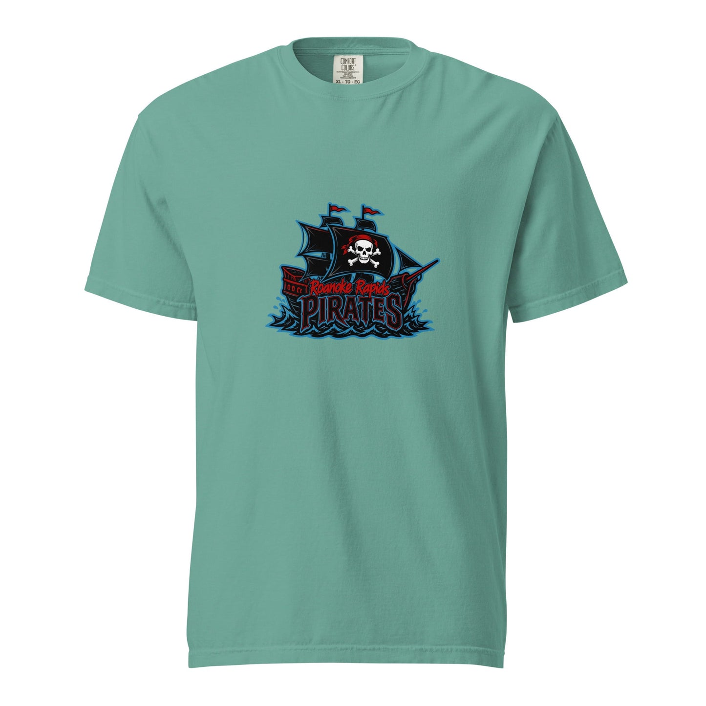 Signature | Comfort Colors T-Shirt | Roanoke Rapids Pirates | Black Sail Battlers Logo