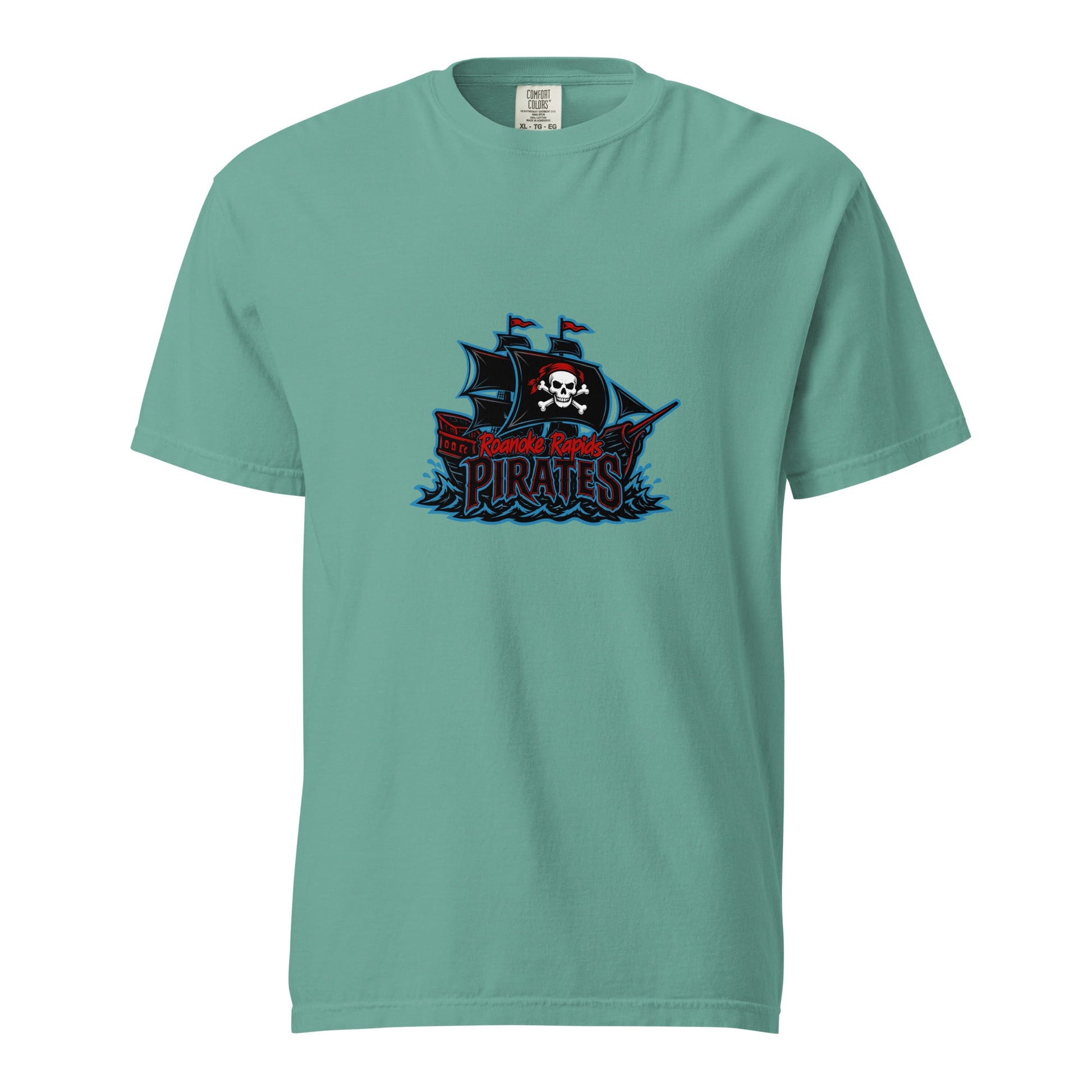 Signature | Comfort Colors T-Shirt | Roanoke Rapids Pirates | Black Sail Battlers Logo