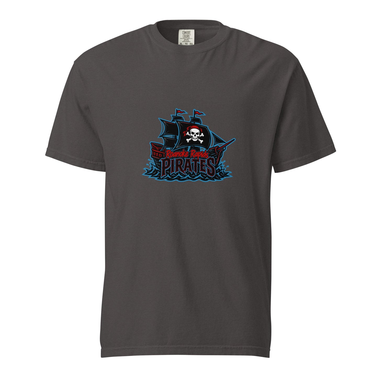 Signature | Comfort Colors T-Shirt | Roanoke Rapids Pirates | Black Sail Battlers Logo