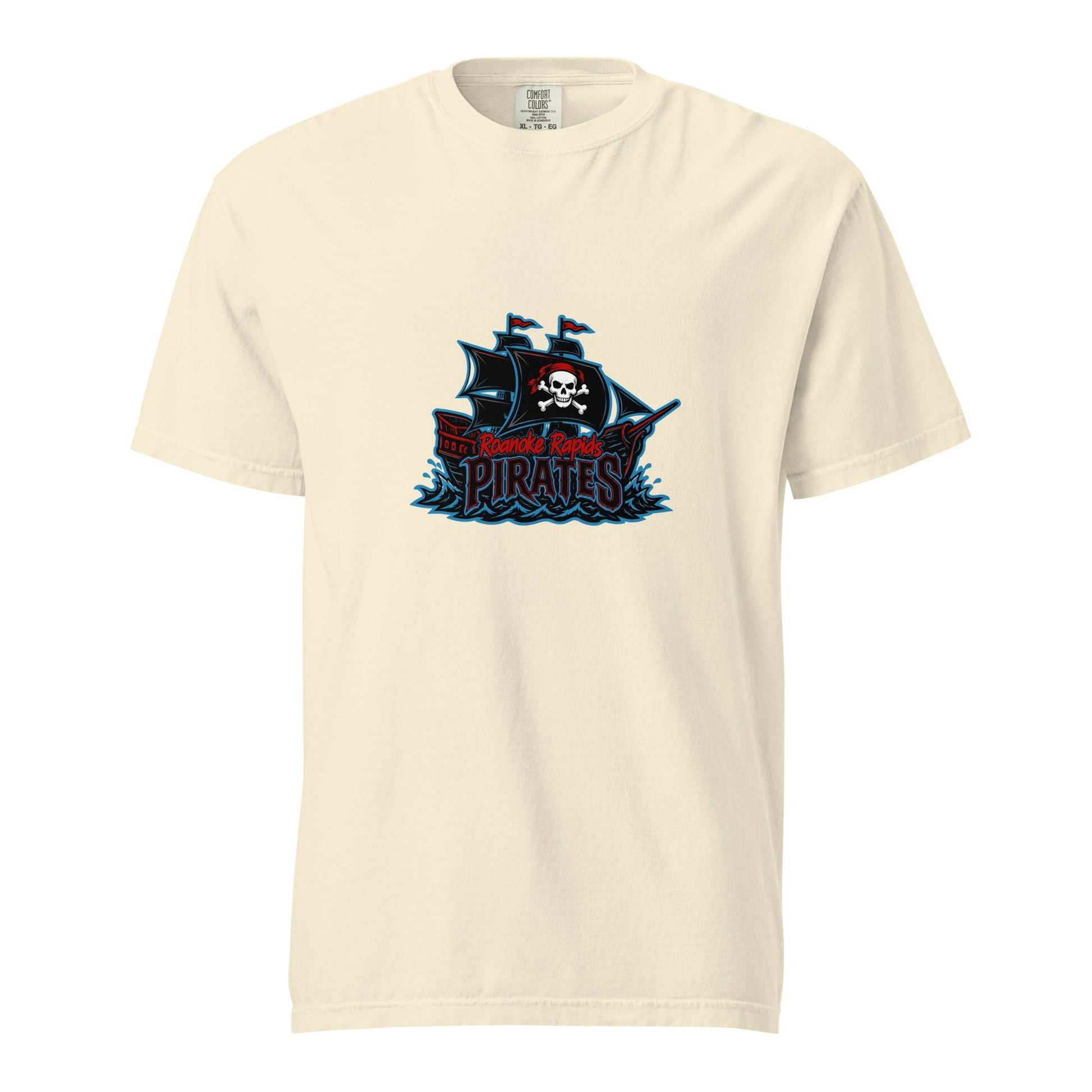 Signature | Comfort Colors T-Shirt | Roanoke Rapids Pirates | Black Sail Battlers Logo