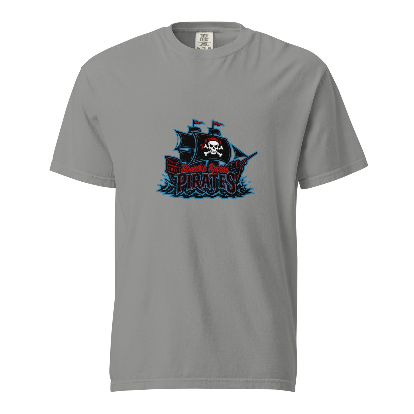 Signature | Comfort Colors T-Shirt | Roanoke Rapids Pirates | Black Sail Battlers Logo