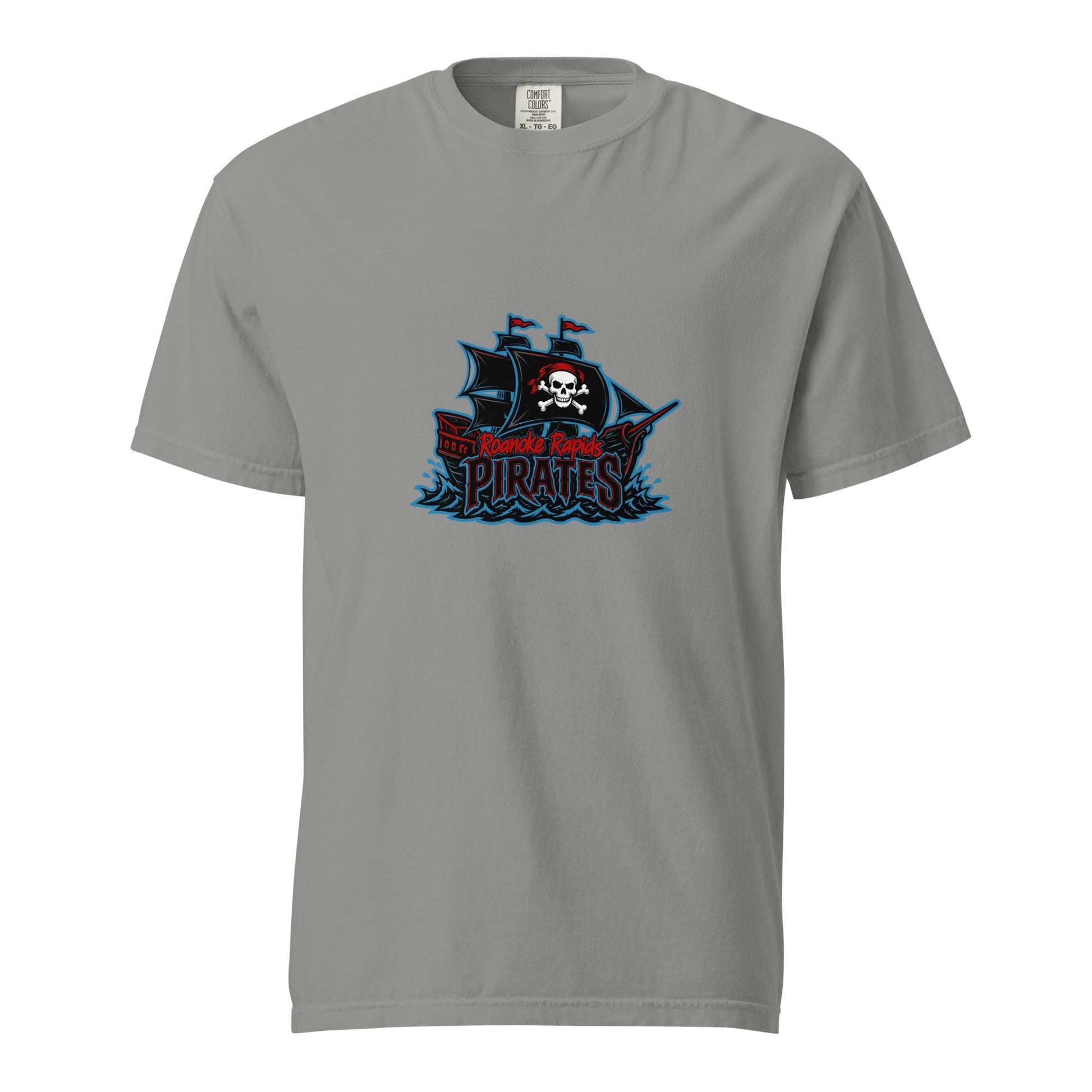 Signature | Comfort Colors T-Shirt | Roanoke Rapids Pirates | Black Sail Battlers Logo