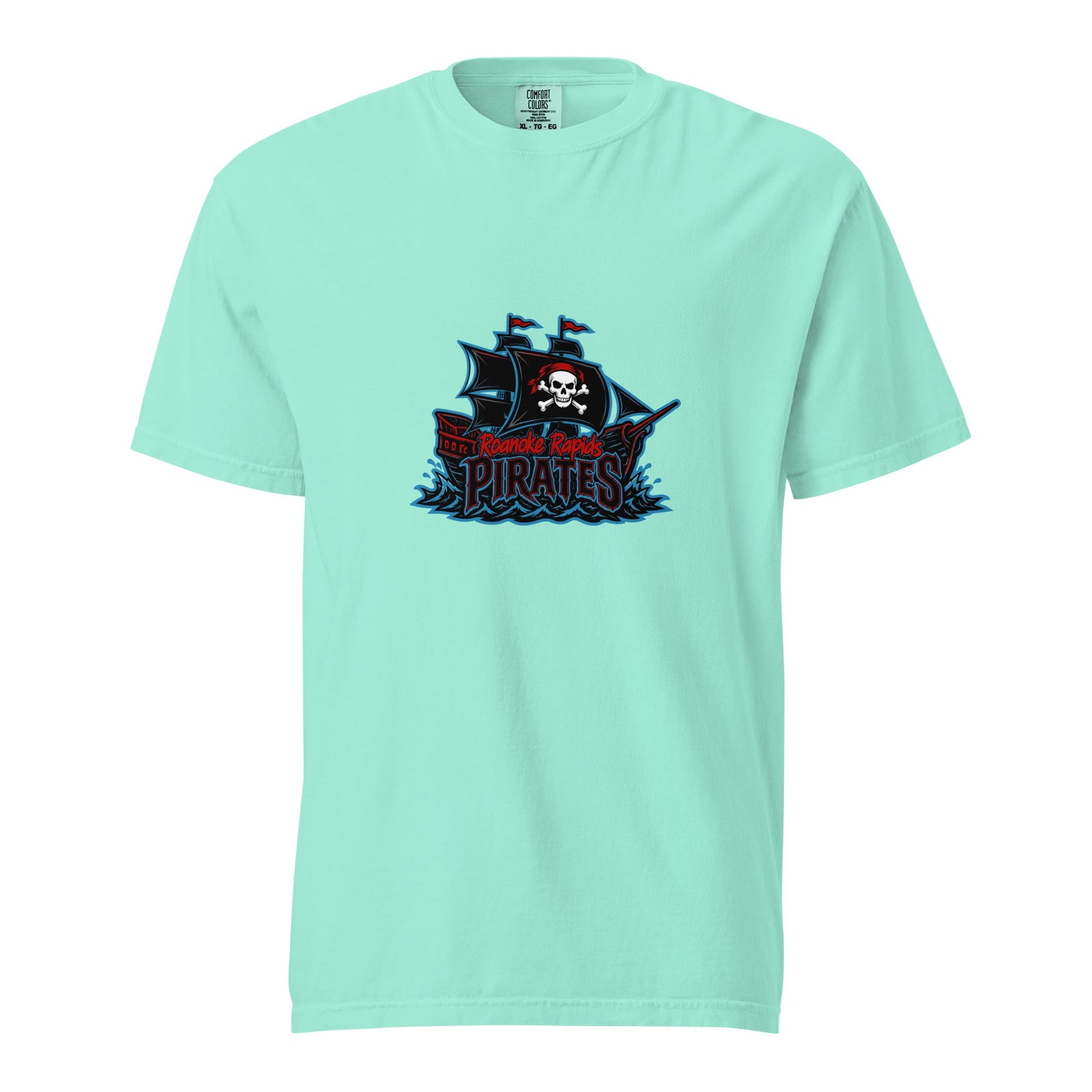 Signature | Comfort Colors T-Shirt | Roanoke Rapids Pirates | Black Sail Battlers Logo