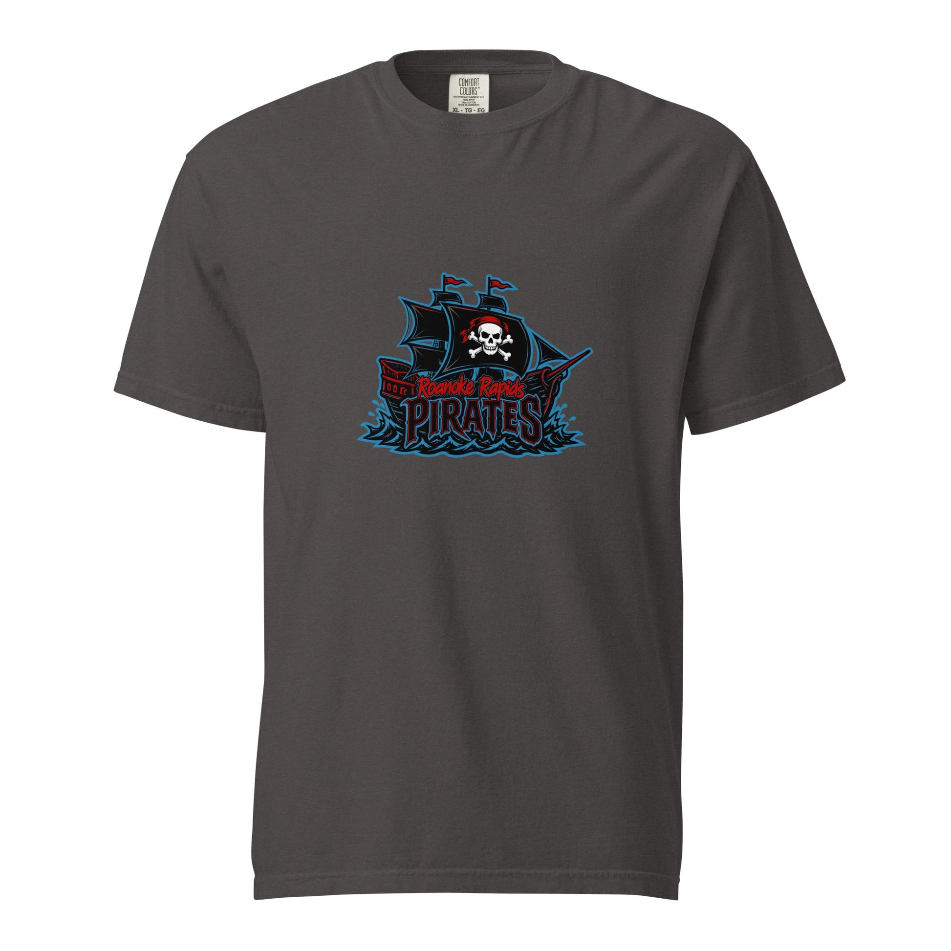 Signature | Comfort Colors T-Shirt | Roanoke Rapids Pirates | Black Sail Battlers Logo