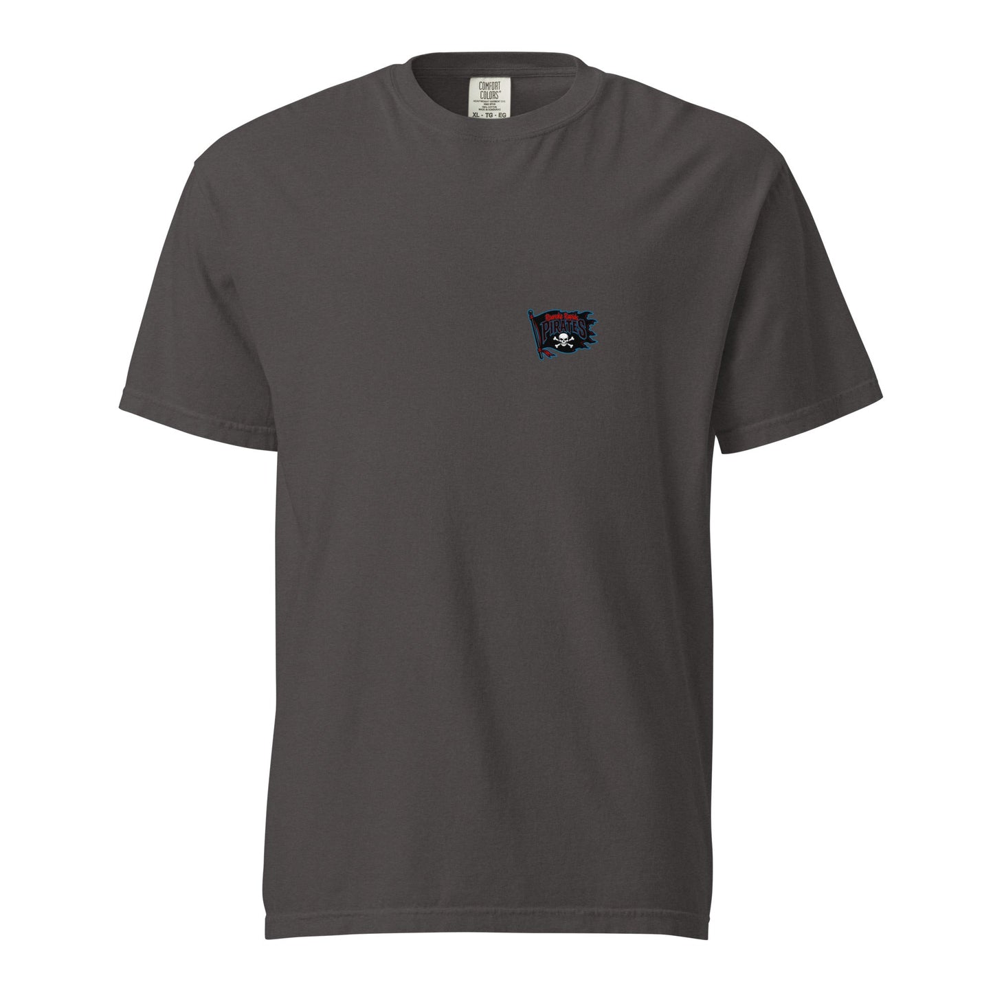 Signature | Comfort Colors T-Shirt | Roanoke Rapids Pirates | Blackwave Flag Logo