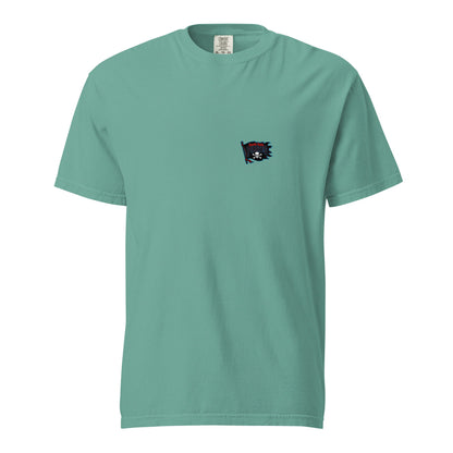 Signature | Comfort Colors T-Shirt | Roanoke Rapids Pirates | Blackwave Flag Logo