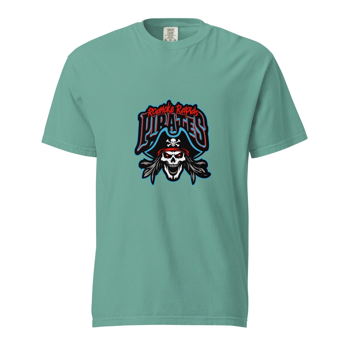 Signature | Comfort Colors T-Shirt | Roanoke Rapids Pirates | Reaver Captain Logo