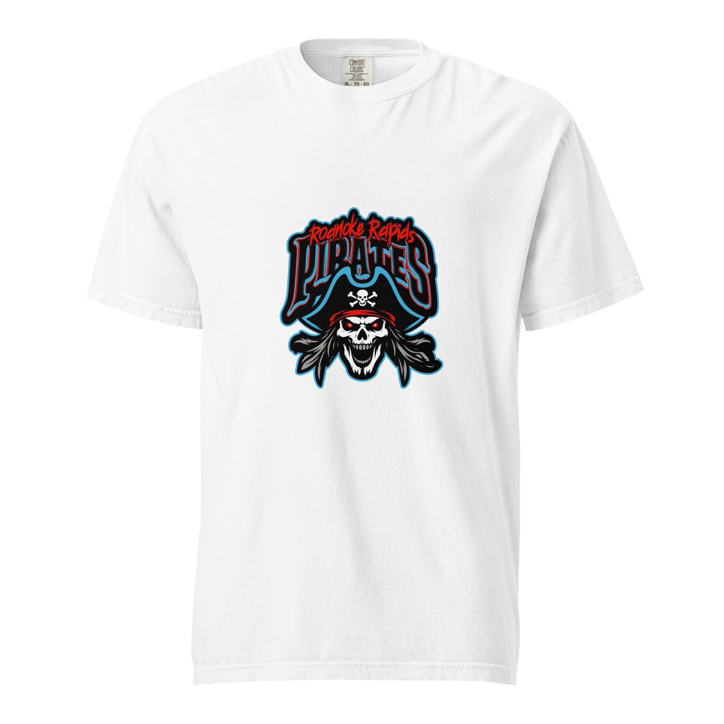 Signature | Comfort Colors T-Shirt | Roanoke Rapids Pirates | Reaver Captain Logo