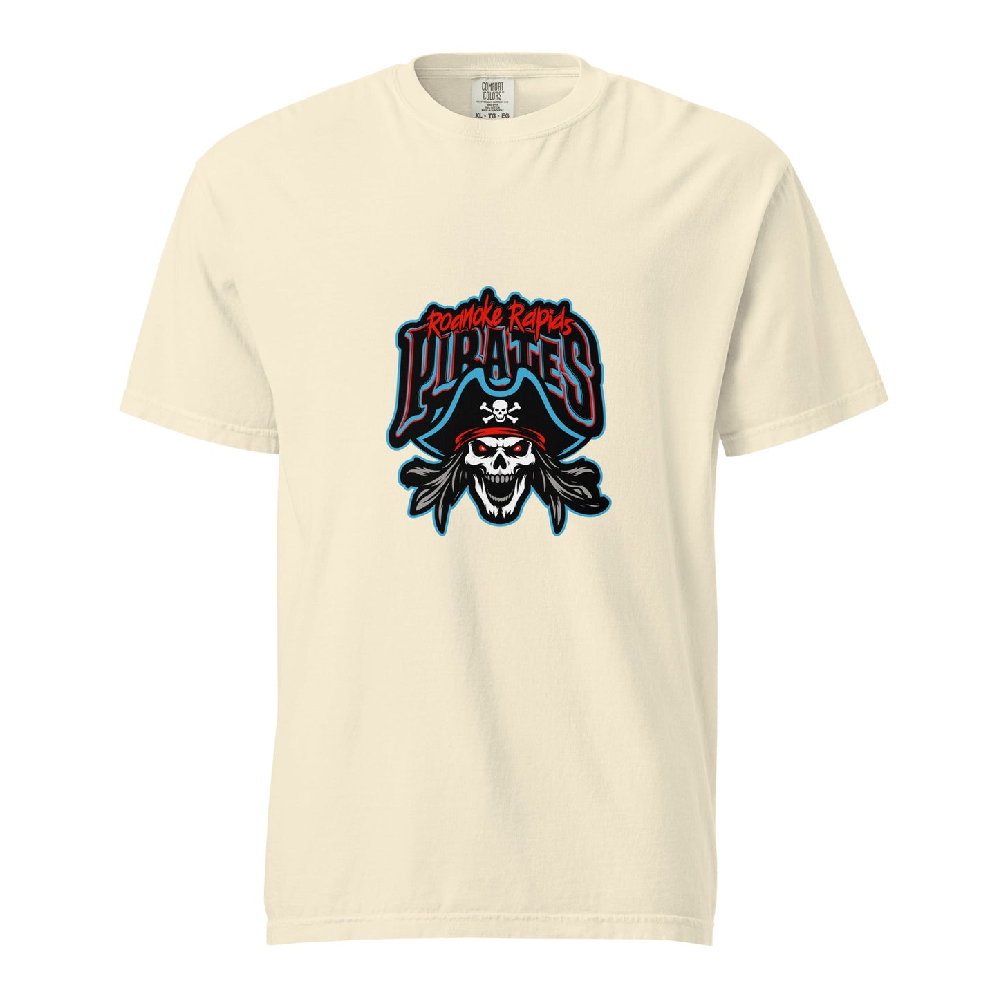 Signature | Comfort Colors T-Shirt | Roanoke Rapids Pirates | Reaver Captain Logo