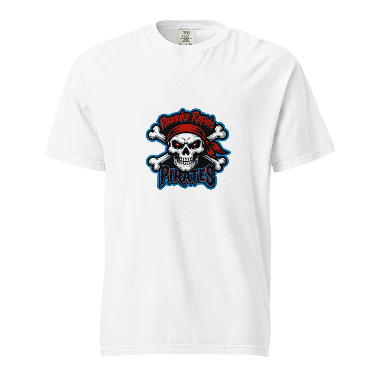 Signature | Comfort Colors T-Shirt | Roanoke Rapids Pirates | River Raiders Logo