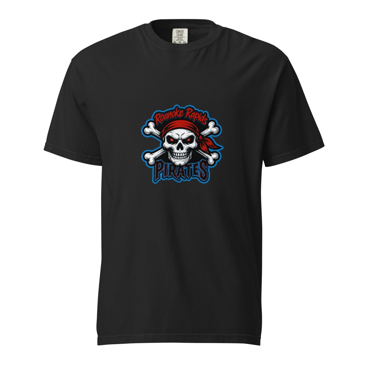 Signature | Comfort Colors T-Shirt | Roanoke Rapids Pirates | River Raiders Logo