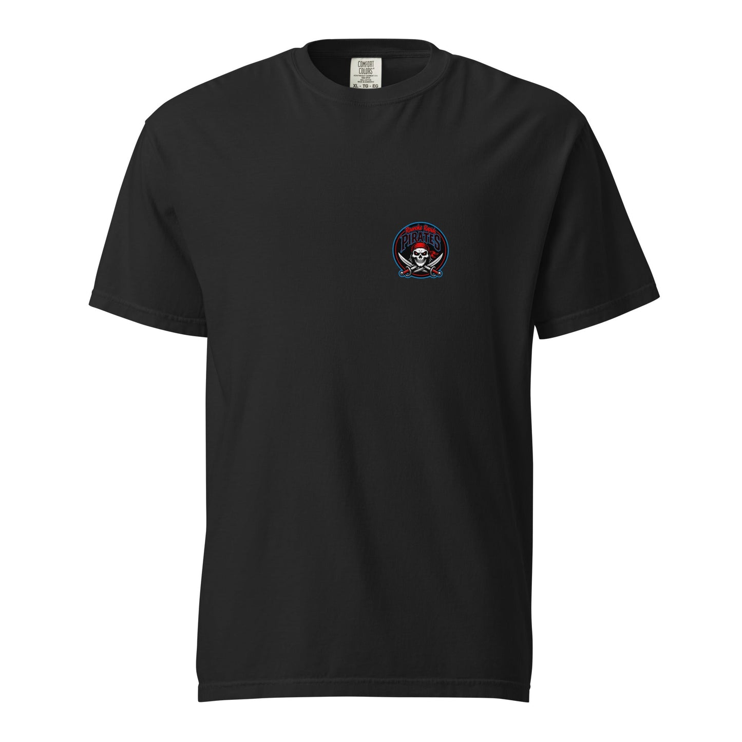 Signature | Comfort Colors T-Shirt | Roanoke Rapids Pirates | Shield Logo