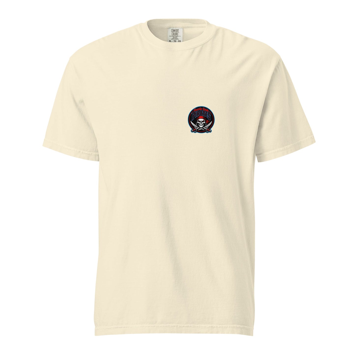 Signature | Comfort Colors T-Shirt | Roanoke Rapids Pirates | Shield Logo