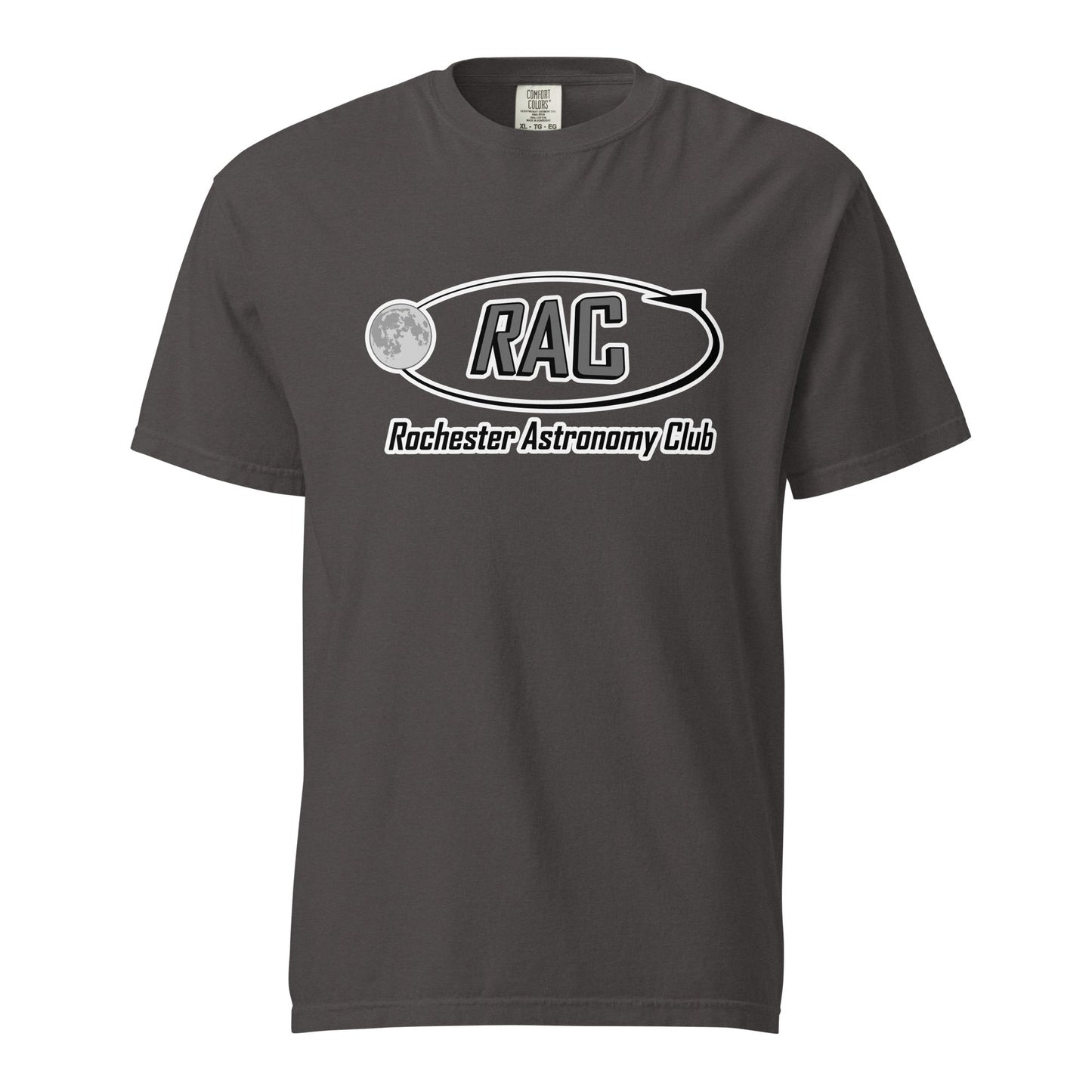 Signature | Comfort Colors T-Shirt | Rochester Astronomy Club | Orbit Logo