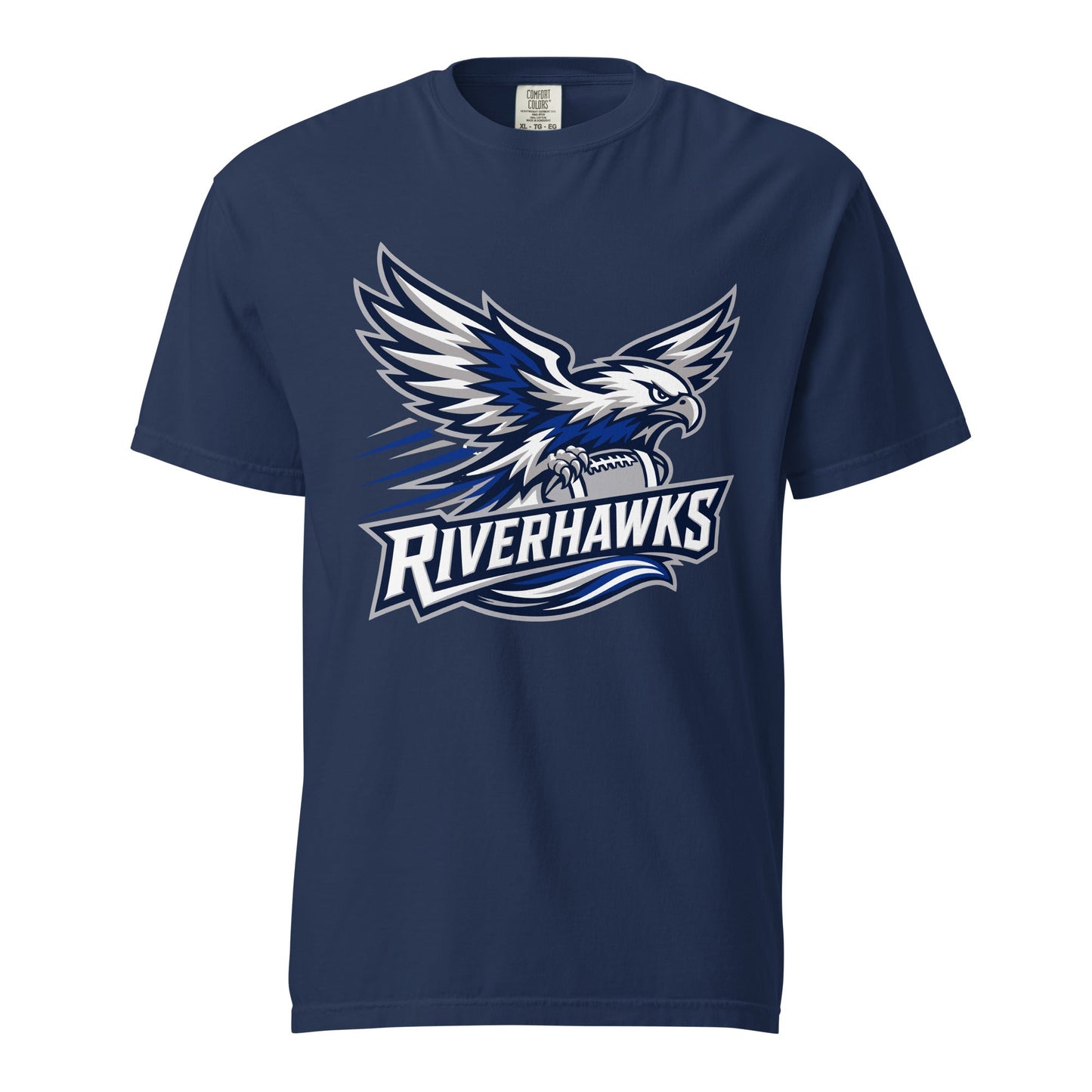 Signature | Comfort Colors T-Shirt | Rochester Riverhawks | Crest Logo