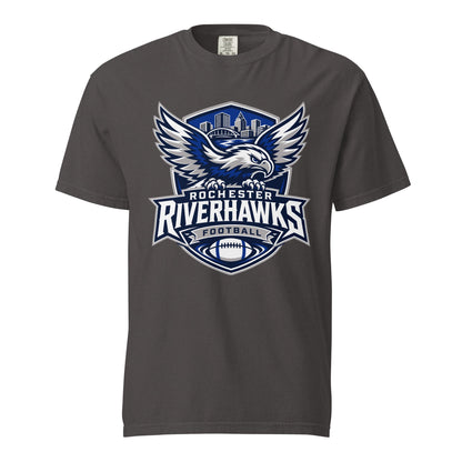 Signature | Comfort Colors T-Shirt | Rochester Riverhawks | Shield Logo