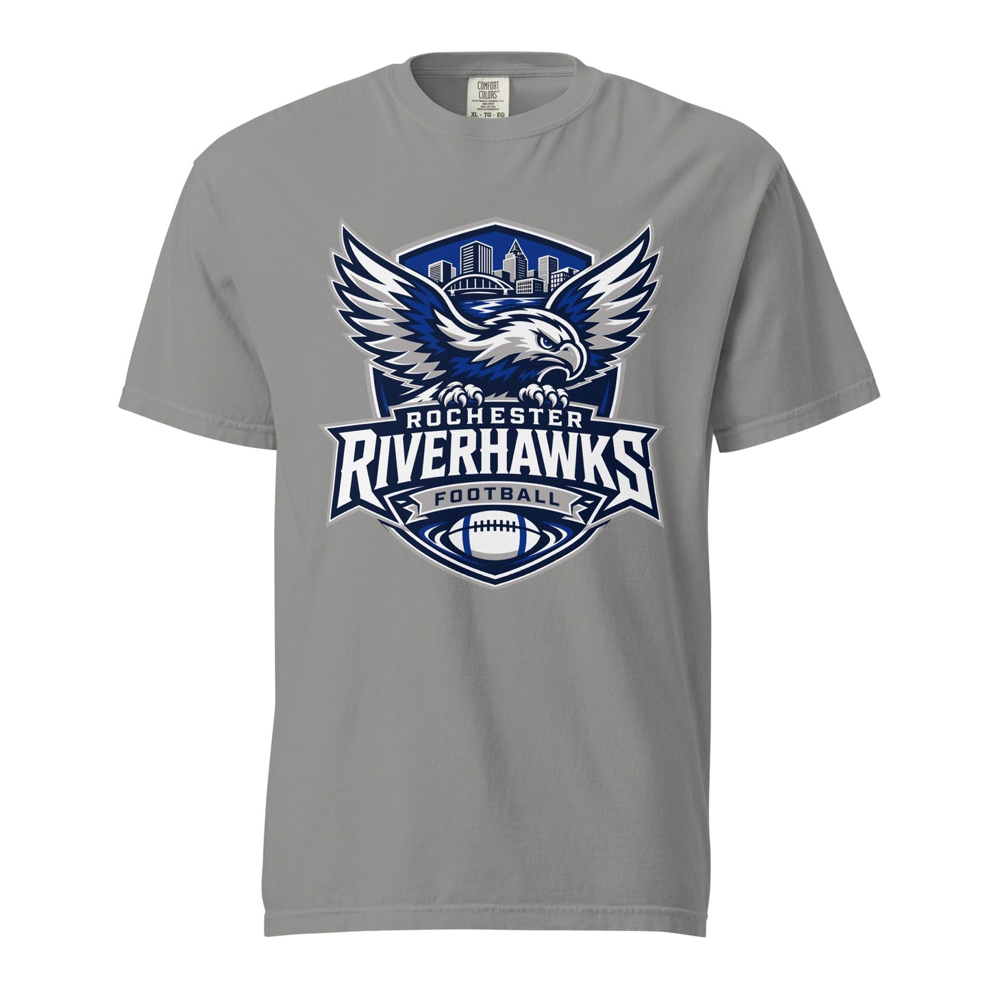 Signature | Comfort Colors T-Shirt | Rochester Riverhawks | Shield Logo