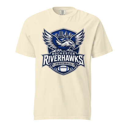 Signature | Comfort Colors T-Shirt | Rochester Riverhawks | Shield Logo
