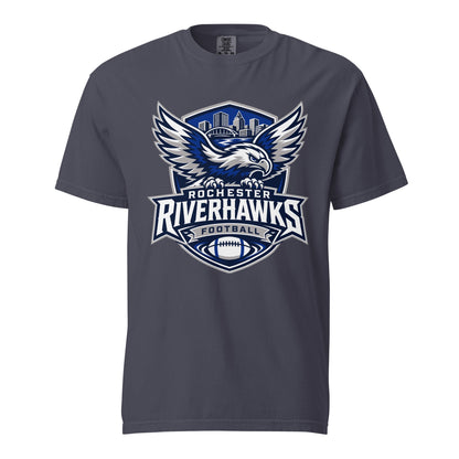 Signature | Comfort Colors T-Shirt | Rochester Riverhawks | Shield Logo