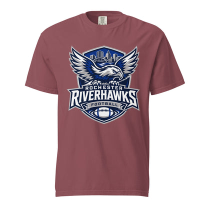 Signature | Comfort Colors T-Shirt | Rochester Riverhawks | Shield Logo